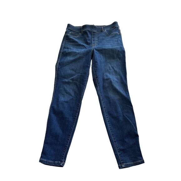 SPANX ANKLE SKINNY Size‎ XL Midnight Shade Pull-on Jeans Jeggings #20342R - Picture 1 of 6